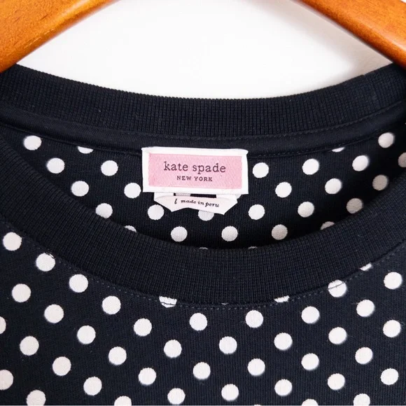 Kate Spade New York . Polka Dot Sweatshirt - Picture 6 of 7